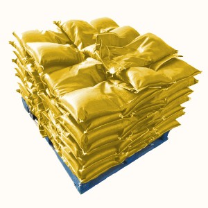 Sandbags Yellow Pre-Filled UV Protected 15kg
