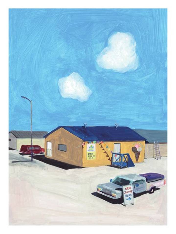 画面越しの世界を色彩に変える画家・辰巳菜穂の全貌｜「Street View Journey」が捉える記憶と空間