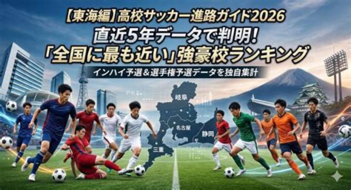 東海総体サッカー2026完全ガイド: 歴史、注目校、優勝への道